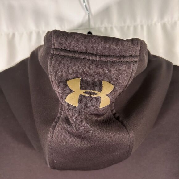 Under Armour Hoodie Men's XL Brown Camo Drawstring Pullover Loose - Picture 7 of 8